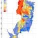 Retention in South Baltic river basin district 