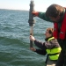 Sediment sampling in The Baltic Sea.