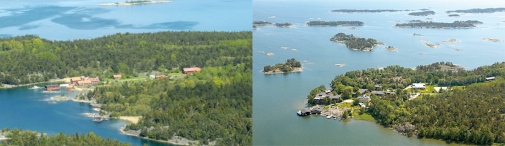 Have a visit at three research stations in the beautiful Baltic Sea archipelago. Askö (left) and Tvärminne (right). 