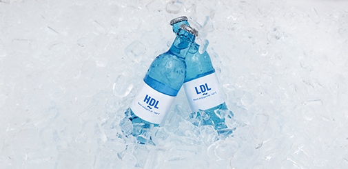 HDL LDL water