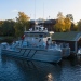 The vessel at the dock in Tvärminne.
