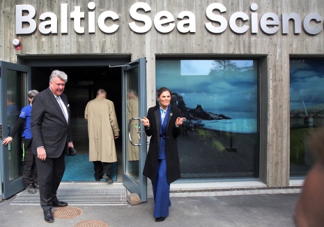 Kronprinsessan vid invigningen av Baltic Sea Science Center