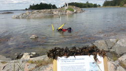 Snorkeling trail at Askö