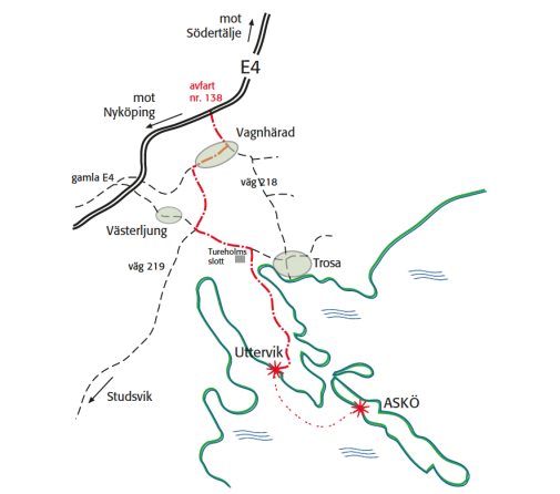 Road map top Askö (Swe)