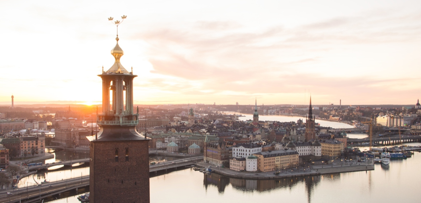 View of Stockholm City Hall. Sweden Image Bank, Photo: Björn Olin