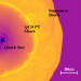 The simulation of the collapsing core of a star -- two shock waves move out and a core of quarks.