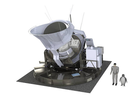 Rendering of the Simons Observatory Small Aperture Telescope.