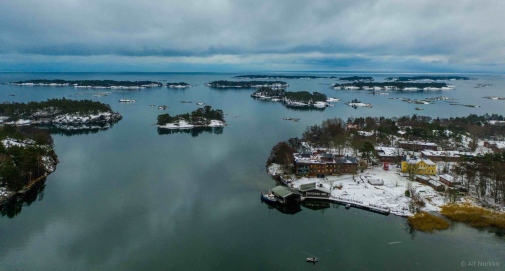 Research station "Tvärminne" situated beautifully in the Hanko peninsula, Finland.