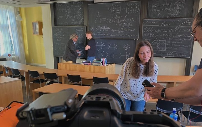 Eleonora Svanberg, fysikstudent som också är ambassadör för studentrekrytering
