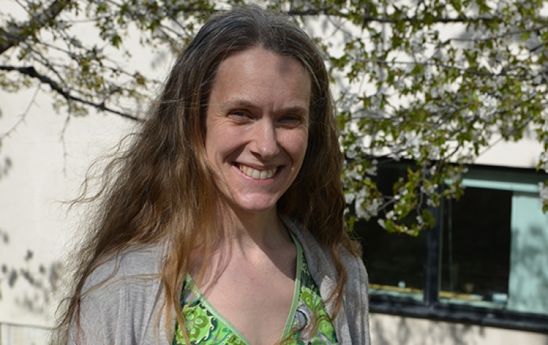 Sara Strandberg, professor i partikelfysik på Fysikum. Foto: Gunilla Häggström